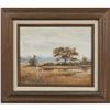 Image 2 : Late 20thc, William Stracener, Oak Tress & Marsh Lanscape Oil Paintings