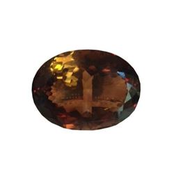 HUGE! 172.85ct Smoky Quartz Oval Facet Gemstone