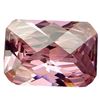 Image 1 : 32.45ct. Intense Sweet Pink Kunzite Emerald With Checkerboard Table