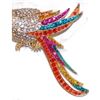Image 6 : Multicolor Crystal Gold Parrot Brooch / Pin