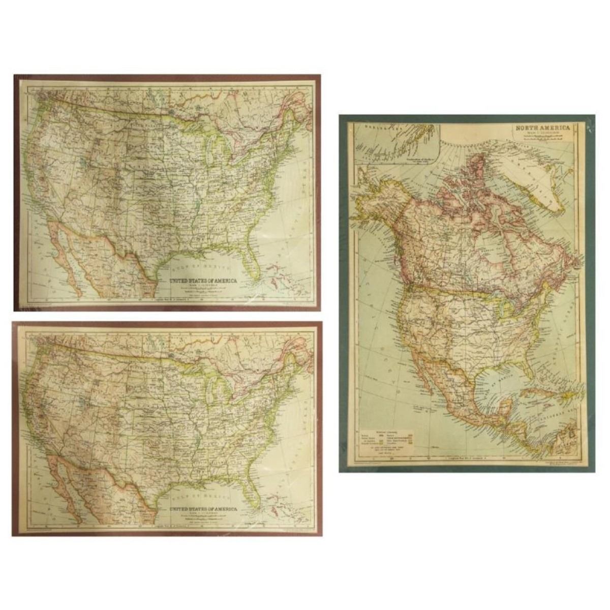 2 United States North America 1910 Maps 2 United States North America 1910 Maps