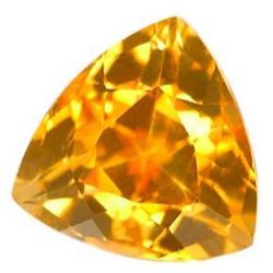 25.58ct Natural Madeira Trillion Citrine