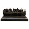 Image 1 : Bronze Famous Religeous THE LAST SUPPER Sculpture Marble Base Figurine