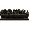 Image 2 : Bronze Famous Religeous THE LAST SUPPER Sculpture Marble Base Figurine