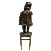 Image 4 : (2) Group Of Bronze Items, Cigar Lighter, Figure
