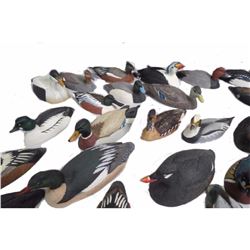Collection of Miniature Duck Decoys