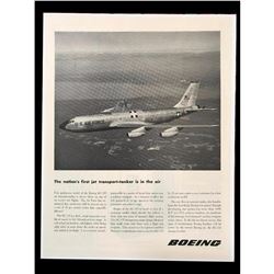 1956 Boeing Jet KC-135 Transport-Tanker Magazine Ad