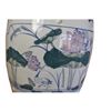 Image 5 : Porcelain Garden Seat, Birds & Floral Marsh Scene