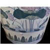 Image 9 : Porcelain Garden Seat, Birds & Floral Marsh Scene