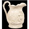 Image 1 : Mid 19thc English Parian Gypsy Pattern Pitcher