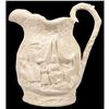 Image 2 : Mid 19thc English Parian Gypsy Pattern Pitcher