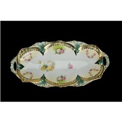 19thc R.S. Prussia Oval Relish Dish Tray