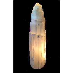 Hand-crafted Moroccan Selenite Tower