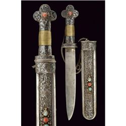 19thc. Ornate Tibetan Dagger