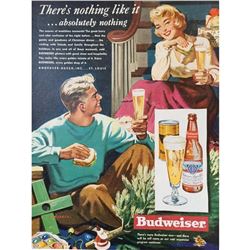 1949 Budweiser Beer Christmas Advertisement