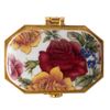 Image 1 : Rose Chintz Porcelain Jewel Trinket Box