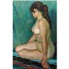 Image 3 : Signed Japanese O/C Impressionist Female Nude