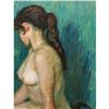 Image 7 : Signed Japanese O/C Impressionist Female Nude