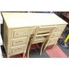 Image 1 : VINTAGE WRITING DESK WITH CHAIR