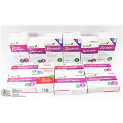 BAG OF ASSORTED PAIN RELIEF MEDICINE