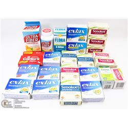 BAG OF ASSORTED LAXATIVES