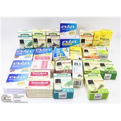 BAG OF ASSORTED LAXATIVES