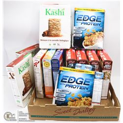 FLAT OF ASSORTED CEREALS