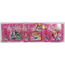 3 NEW KIDS WATCH AND WALLET SETS