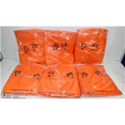 BOX OF 6 NEW BIB RAIN PANTS SIZE 5XL