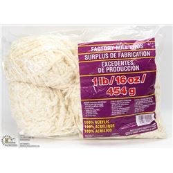 1LB BAG OF 100% ACRYLIC YARN