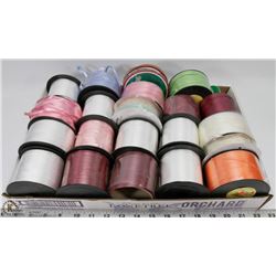 FLATS OF VARIOUS TYPES OF RIBBONS