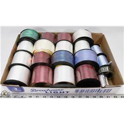 FLATS OF VARIOUS TYPES OF RIBBONS