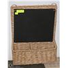 Image 1 : WICKER BASKET CHALKBOARD