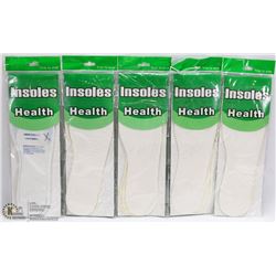 BUNDLE OF 5 'TRIM TO SIZE' INSOLES