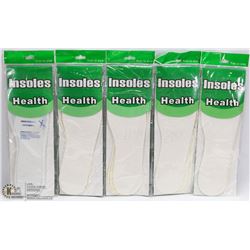 BUNDLE OF 5 'TRIM TO SIZE' INSOLES