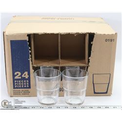 CASE OF 24PCS OF DRINKING GLASSES