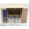 Image 1 : CASE OF 24PCS OF DRINKING GLASSES