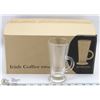 Image 1 : CASE OF 290ml X 12PCS IRISH COFFEE GLASSES