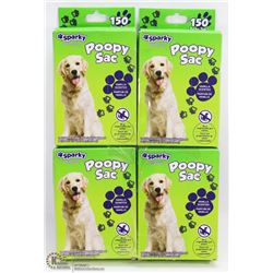4 CASES OF SPARKY POOPY SAC