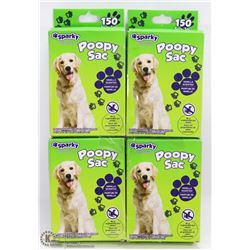 4 CASES OF SPARKY POOPY SAC