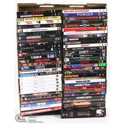 FLAT OF DVD MOVIES