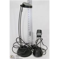 2 ASSORTED DESK LAMPS