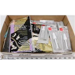 LOT OF LENS CLEANERS, JEWELRY CLEANSERS