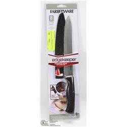 NEW FARBERWARE 8" SLICER KNIFE WITH SELF SHARPENING