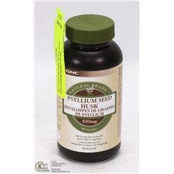 BOTTLE OF GNC NATURAL BRAND PSYLLIUM SEED HUSK