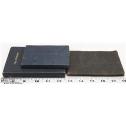 LOT OF 3 ANTIQUE RELIGIOUS BOOKS.