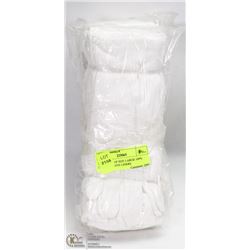 2 BUNDLES OF SIZE LARGE 100% COTTON GLOVE LINERS