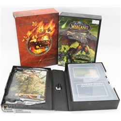 LOT OF 3 WORLD OR WARCRAFT RAID DECK CARD SETS