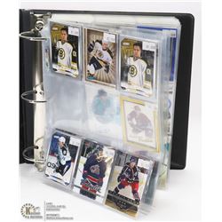 BINDER FULL OF ROOKIE HOCKEY CARDS 2005-2006