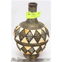 HEAVY MOSAIC VASE